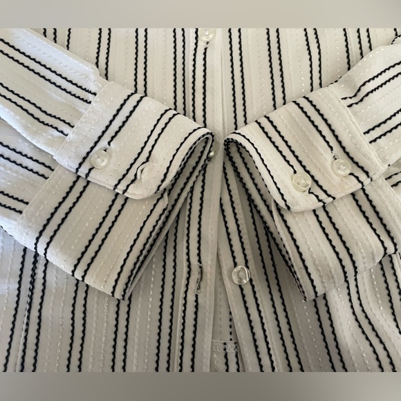 Style & Co Textured Button Down Top - Picture 7 of 7